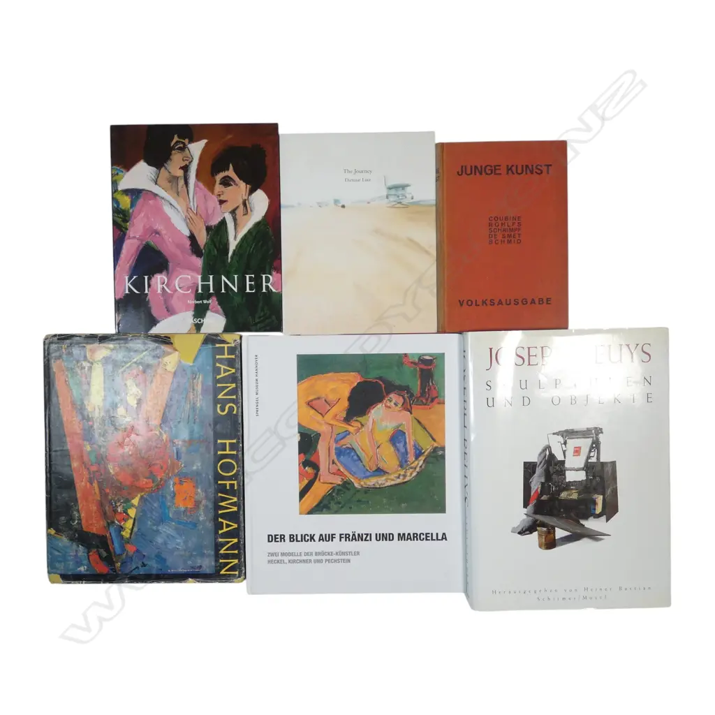 SIX PUBLICATIONS ON GERMAN ART - INCL KIRCHNER Image 1++